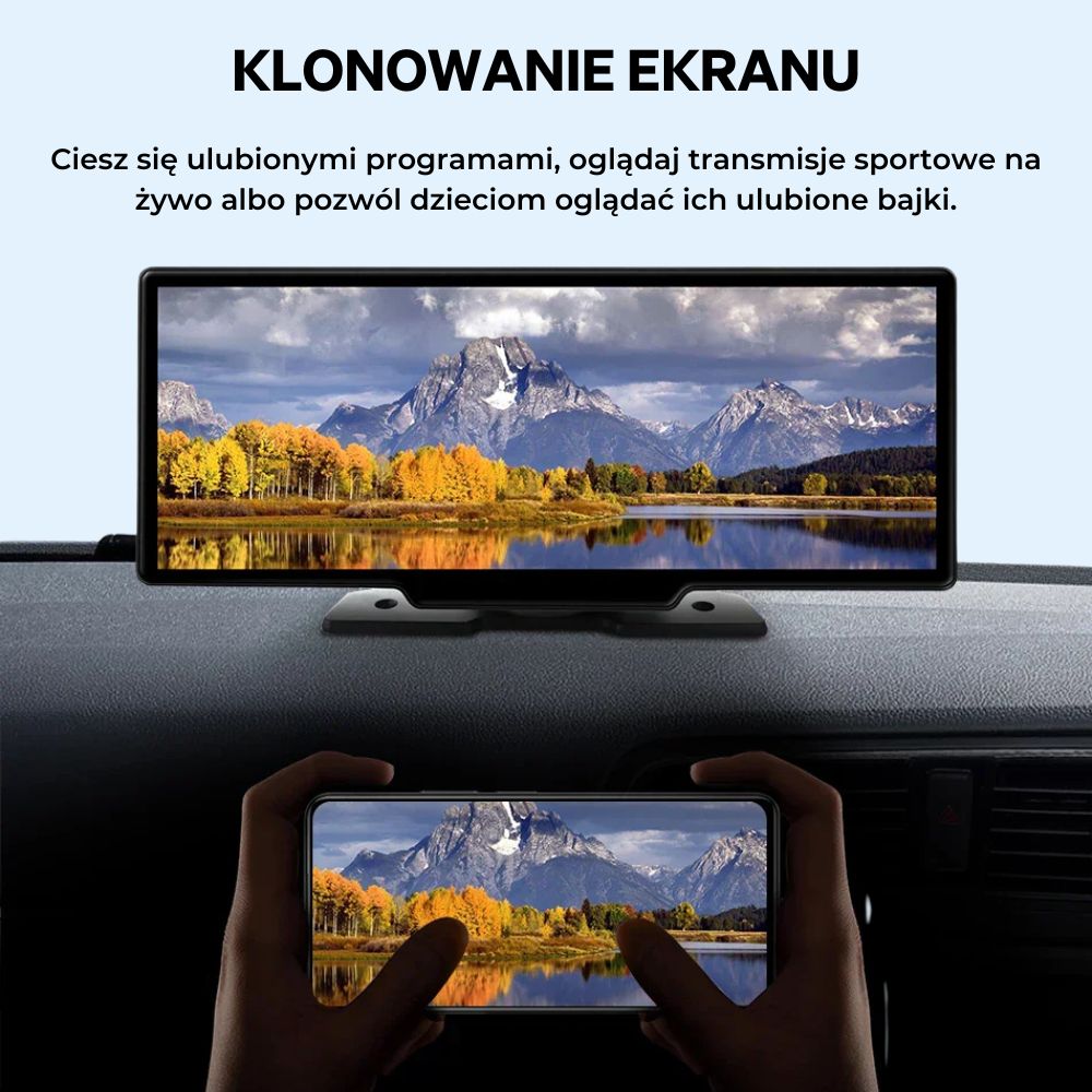 Carsync Pro + Kamera samochodowa 4K + Kamera cofania