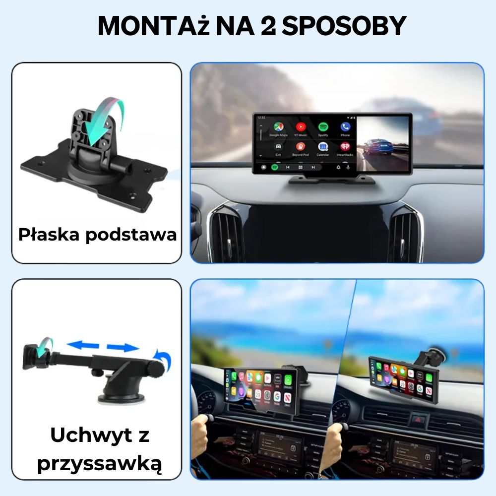 Carsync Pro + Kamera samochodowa 4K + Kamera cofania